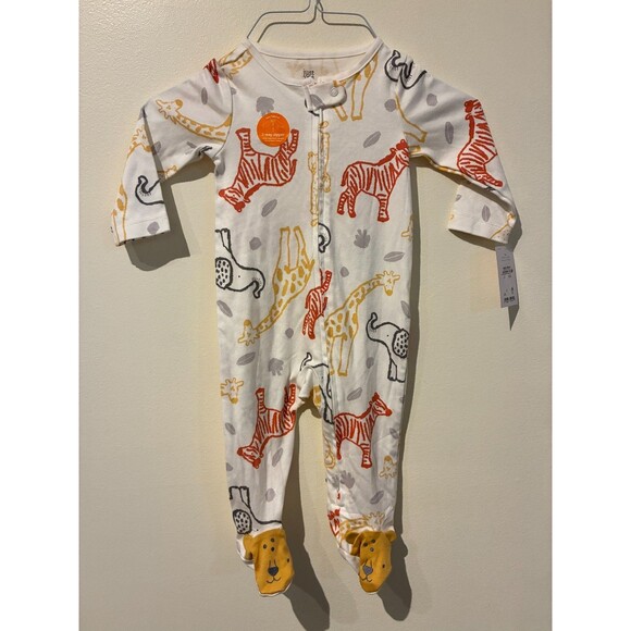 NWT Carter's Just One You White Safari Animal Sleeper - 9M - Picture 1 of 4